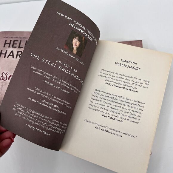 Helen Hardt STEEL BROTHERS Saga Book Series Lot CRAVING OBSESSION POSSESSION - Picture 5 of 9